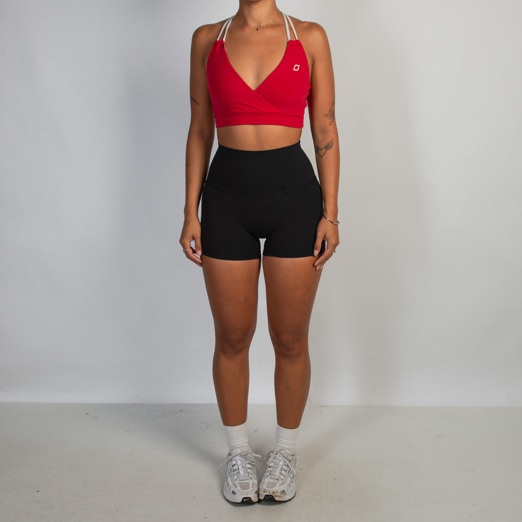 RED SPORTS BRA