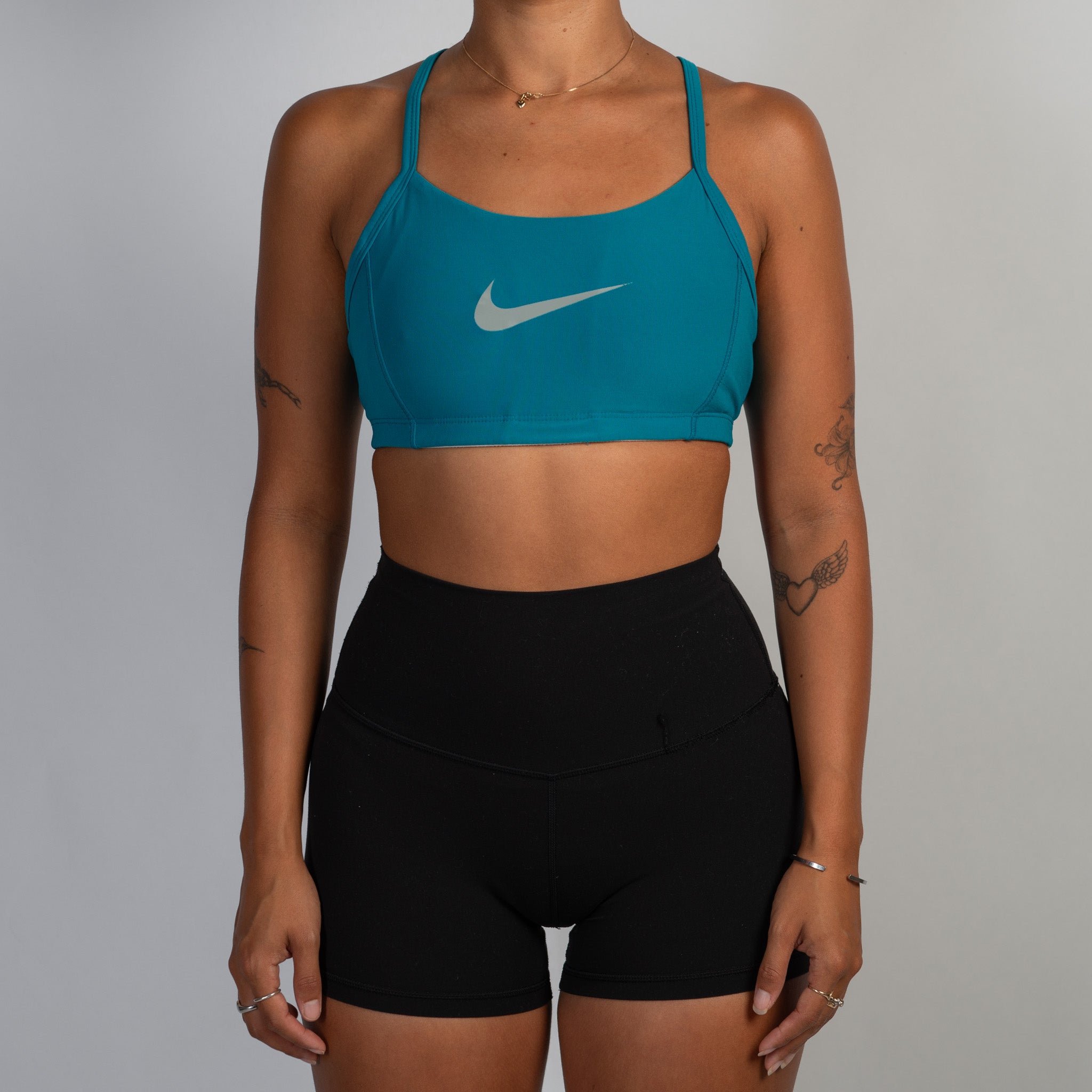 TEAL NIKE SPORTS BRA