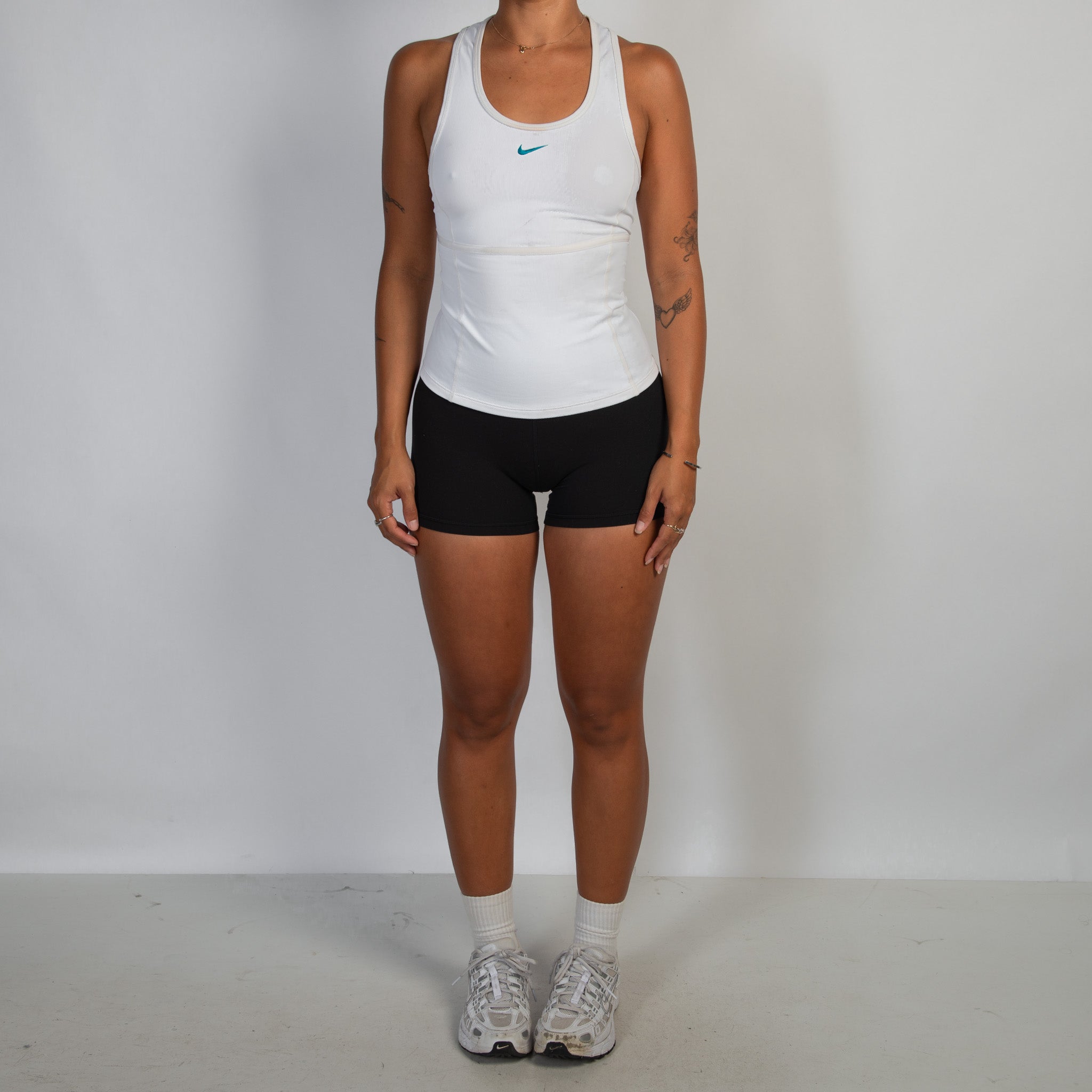 WHITE ACTIVE TANK TOP