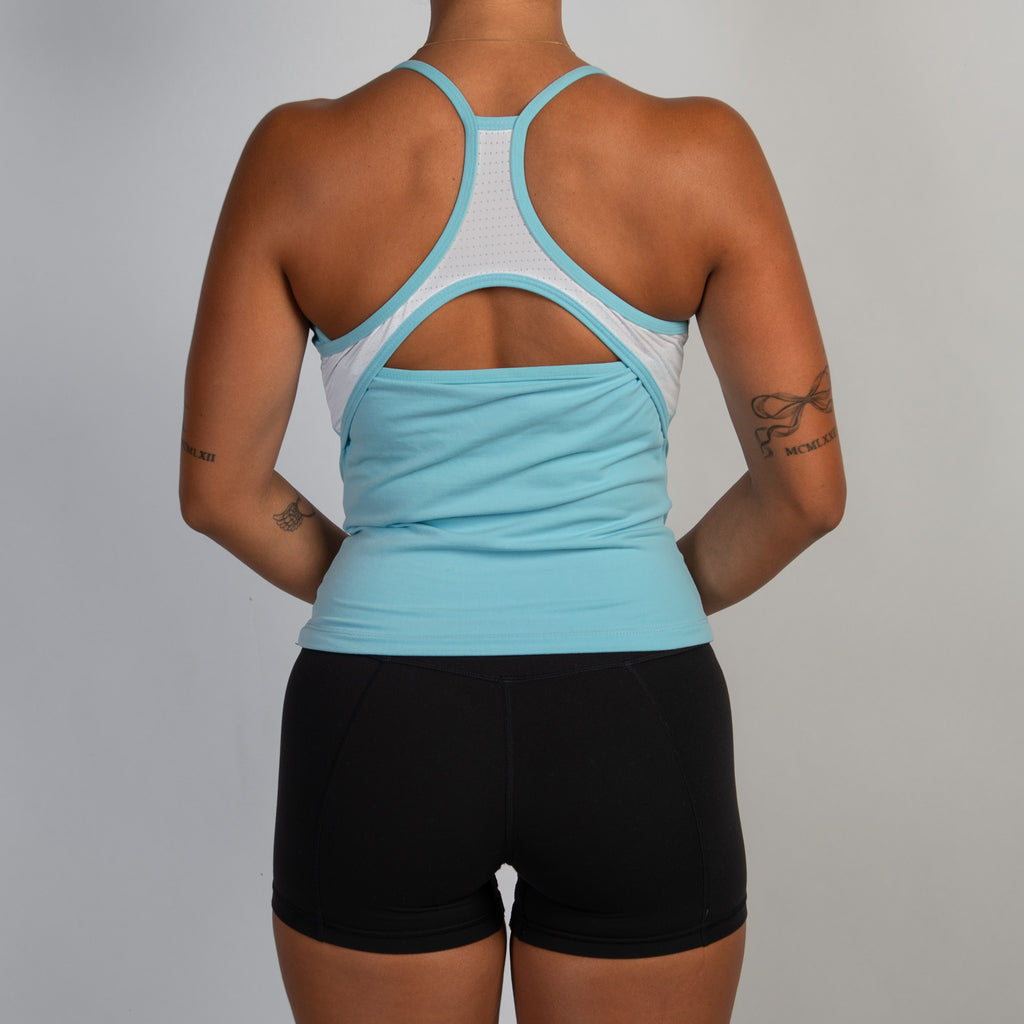 BLUE ACTIVE TANK TOP