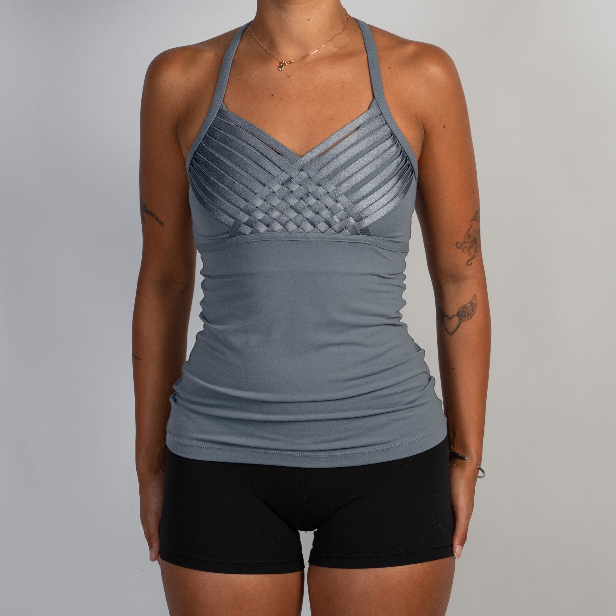 GREY ACTIVE TANK TOP