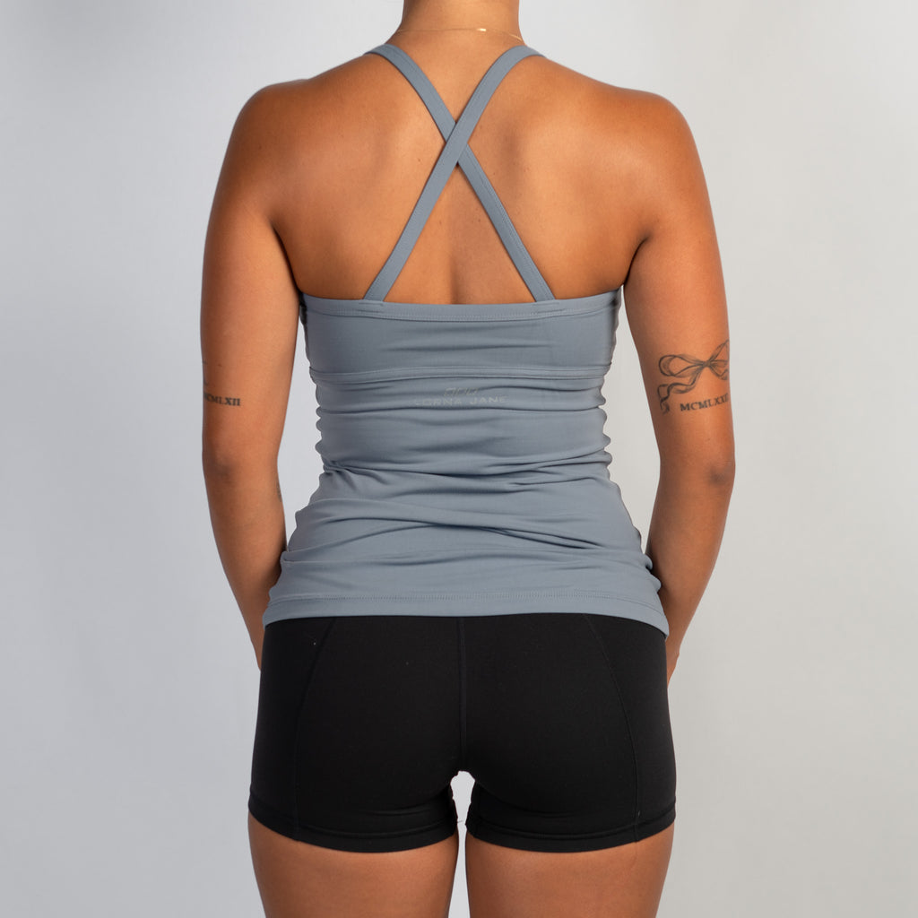 GREY ACTIVE TANK TOP