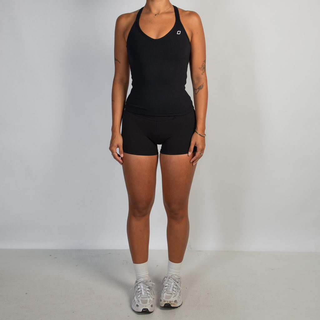 BLACK ACTIVE TANK TOP