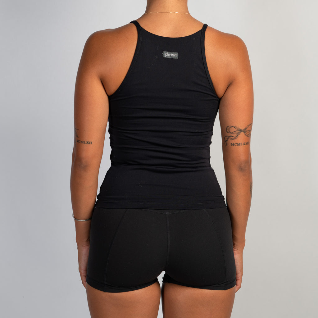 BLACK ACTIVE TANK TOP