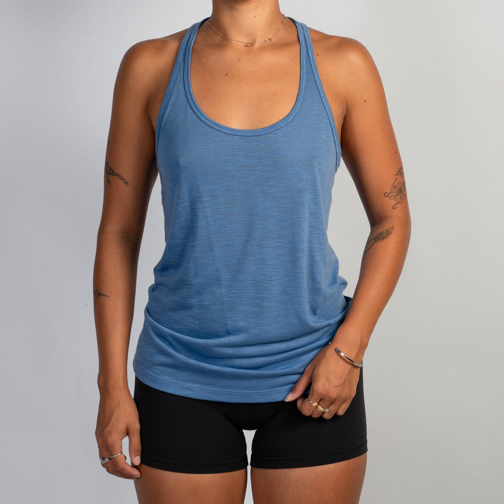BLUE ACTIVE TANK TOP