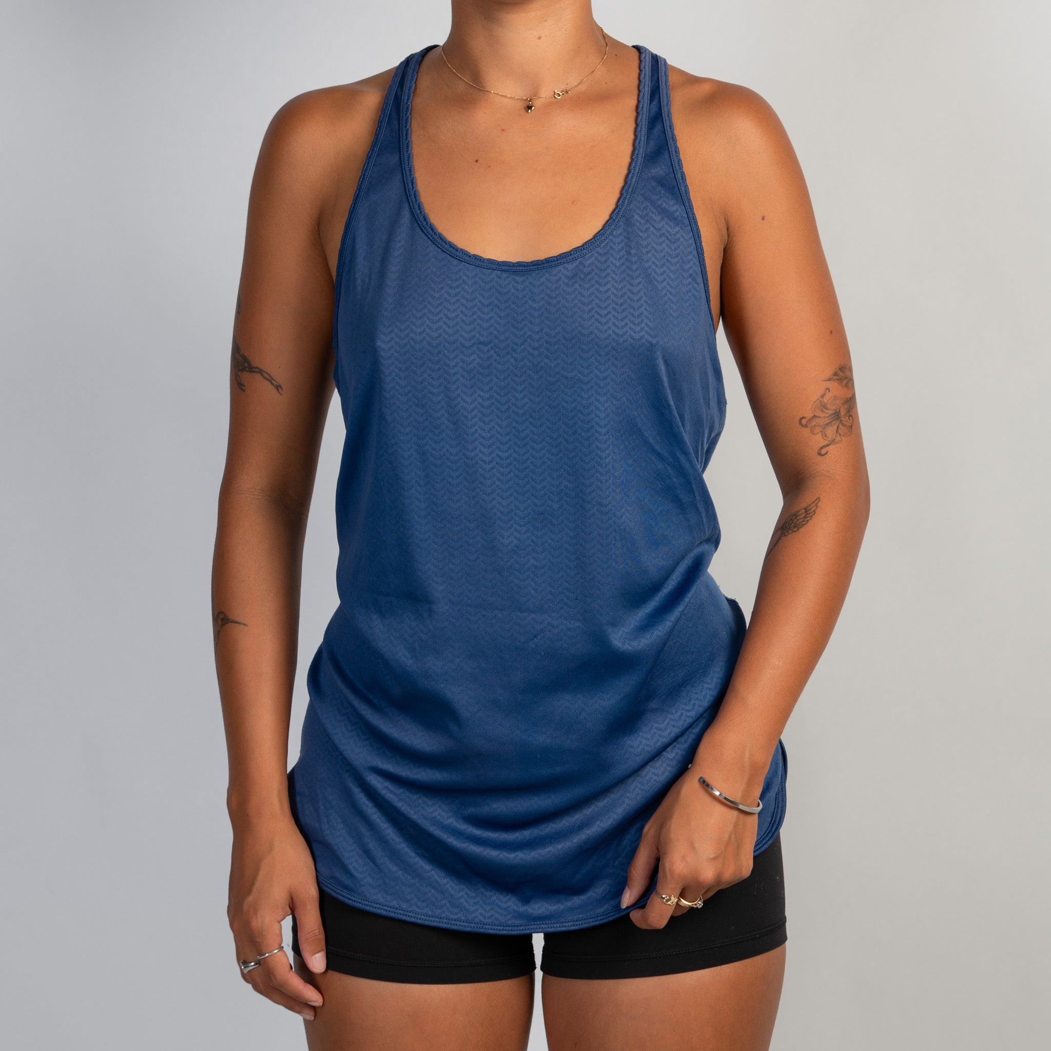 NAVY ACTIVE TANK TOP