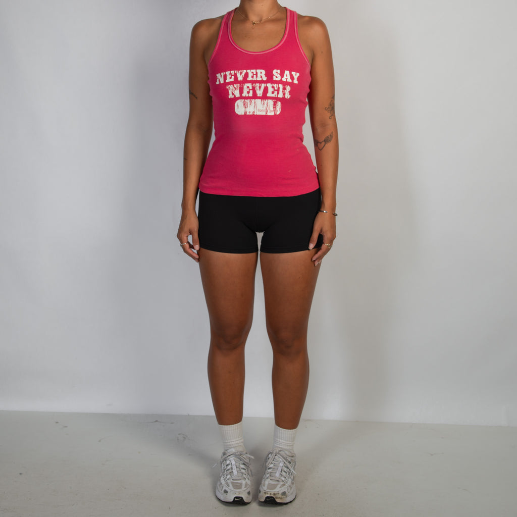 HOT PINK COTTON TANK TOP