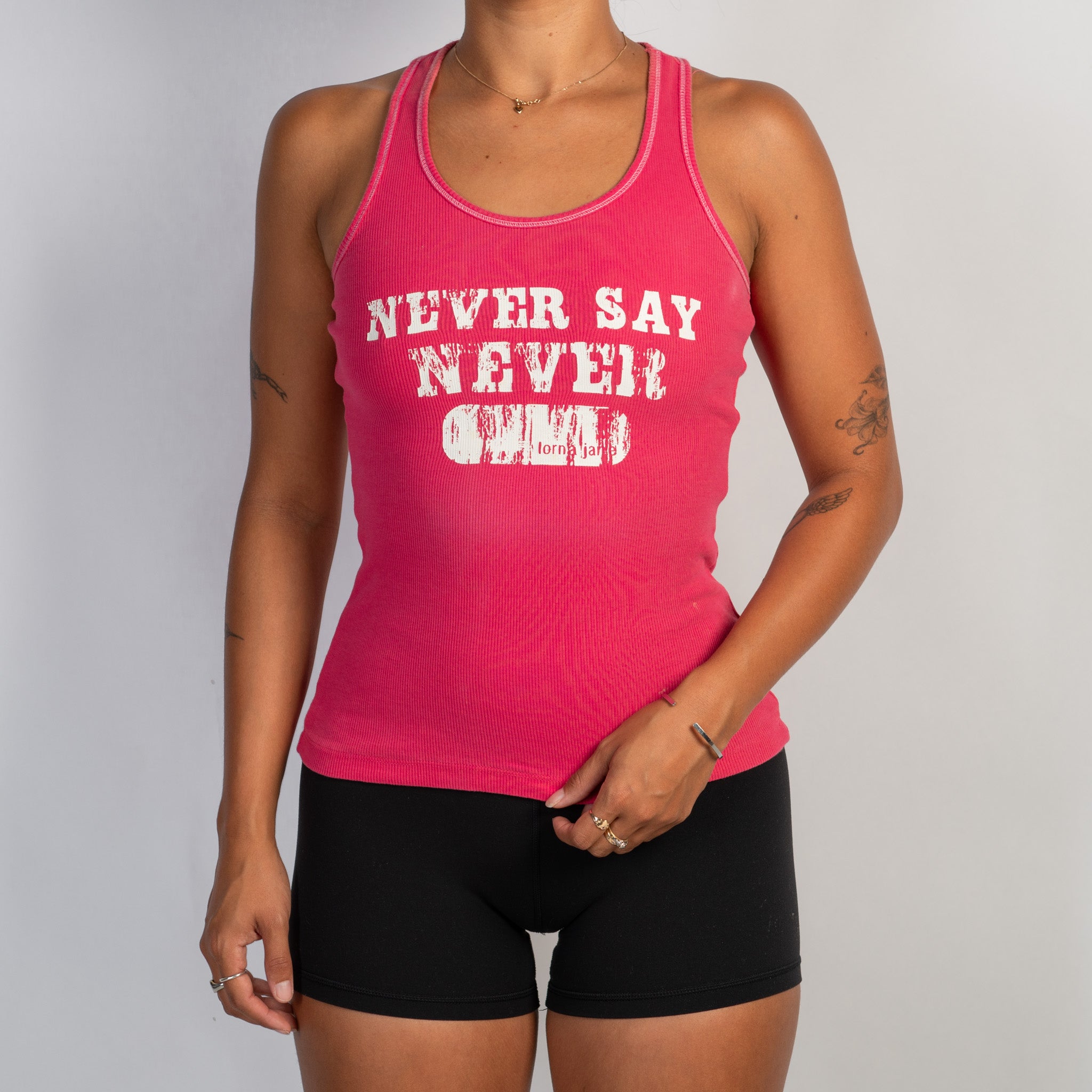 HOT PINK COTTON TANK TOP