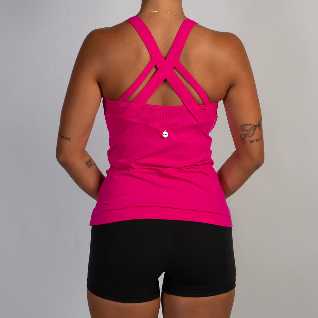 HOT PINK ACTIVE TANK TOP