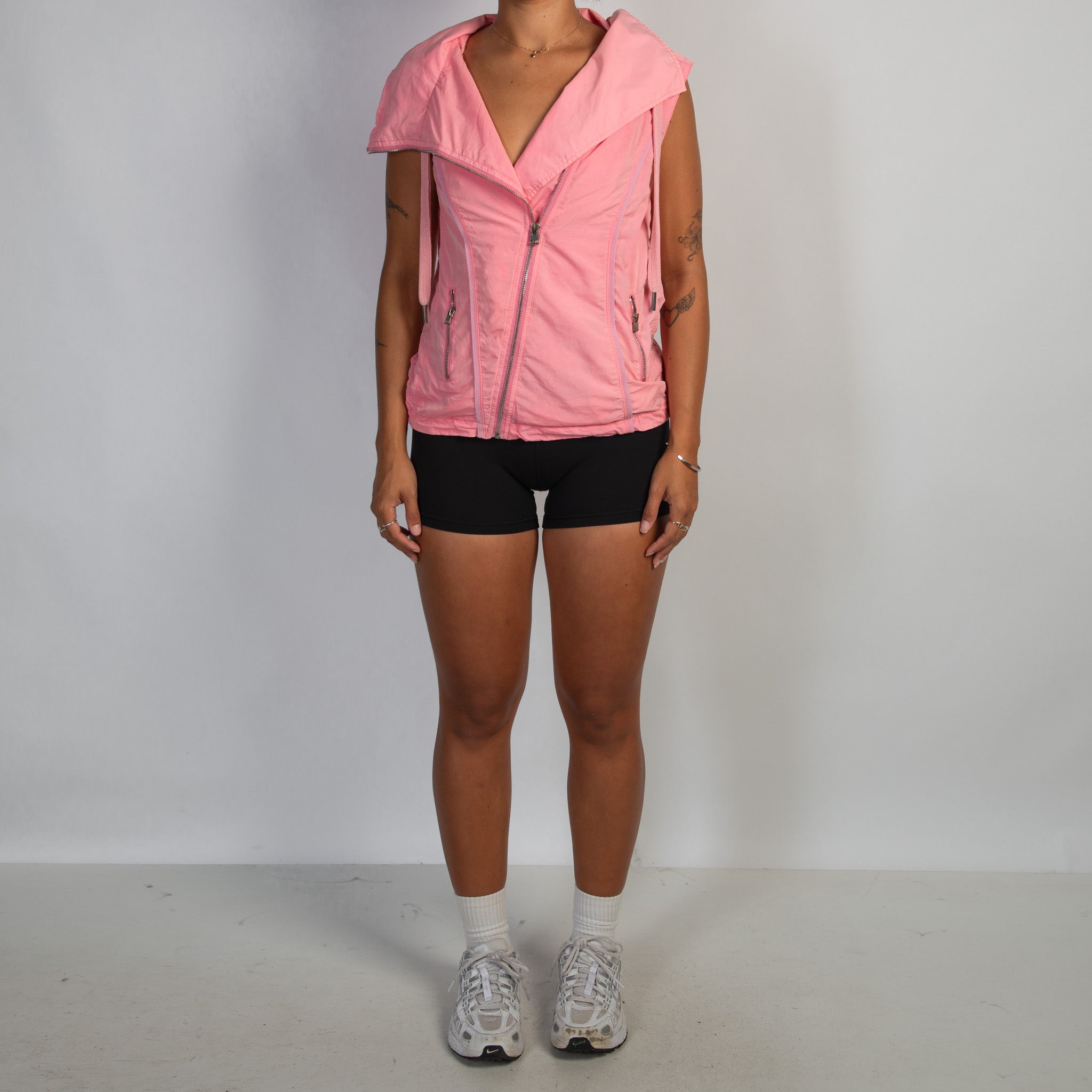 PINK ZIP VEST