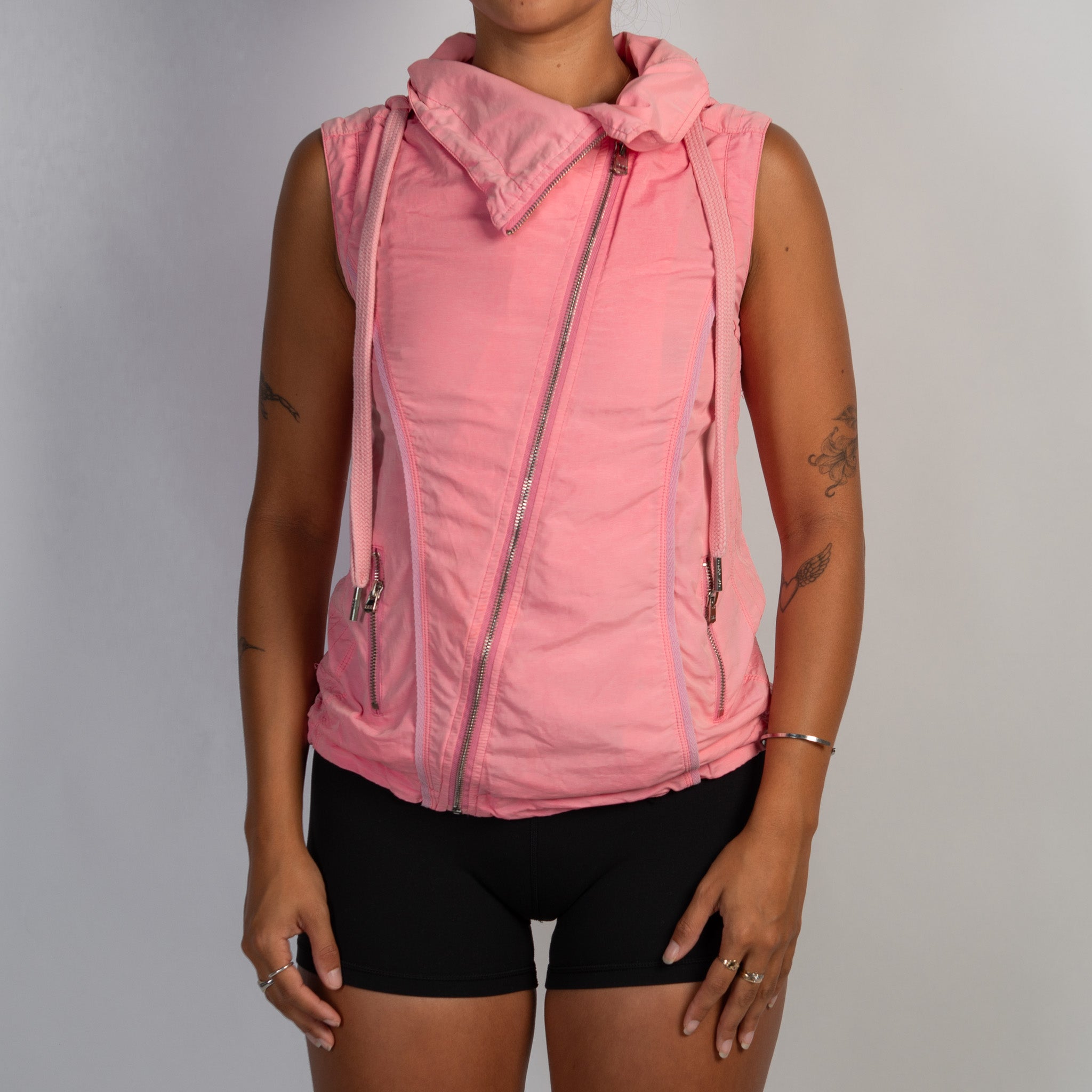 PINK ZIP VEST