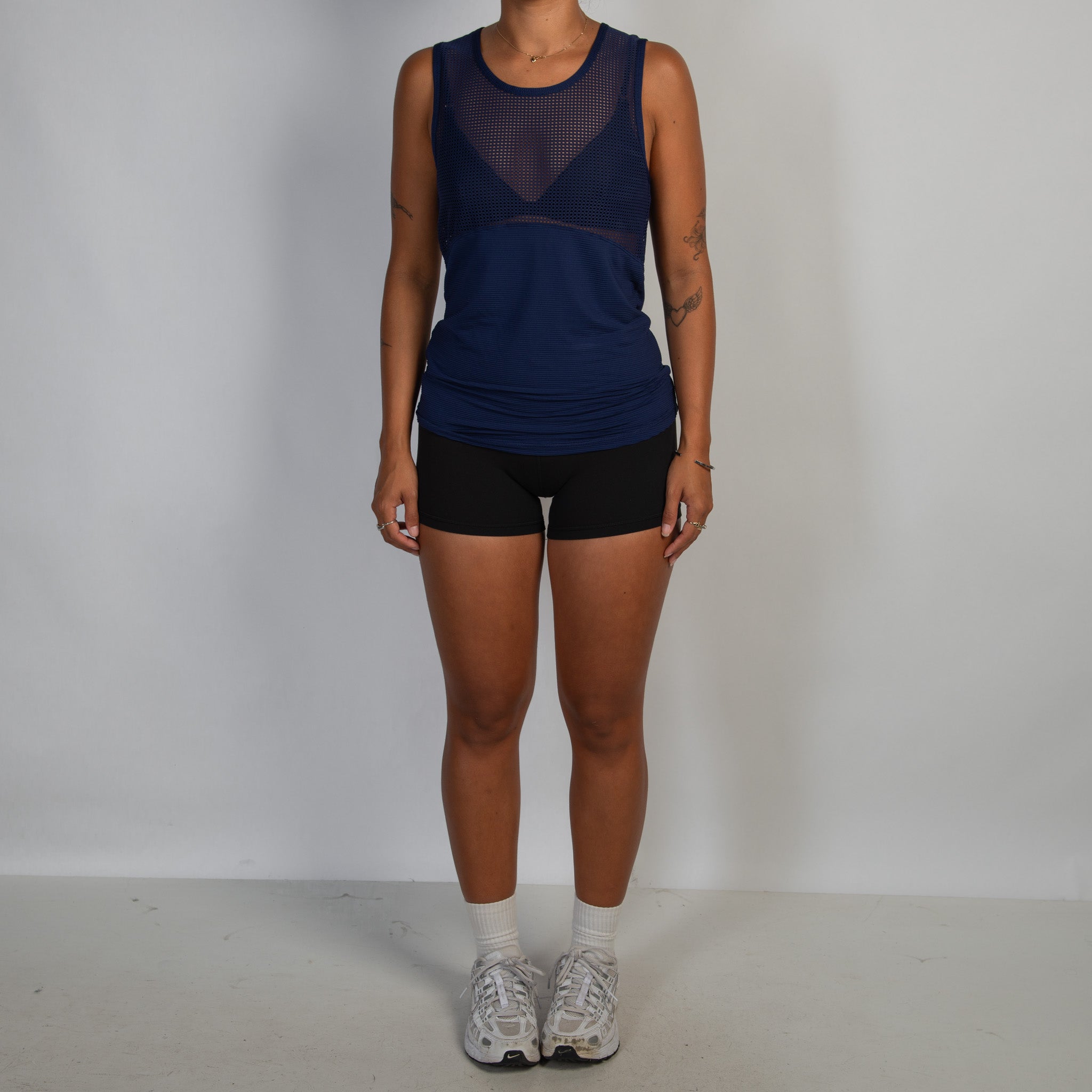 NAVY ACTIVE TANK TOP