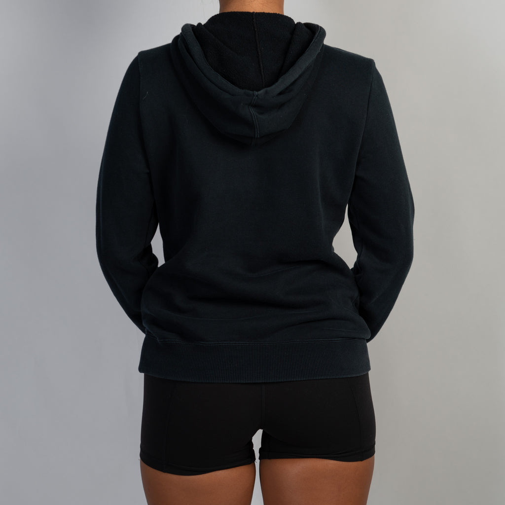 BLACK QUARTER ZIP SWEATER