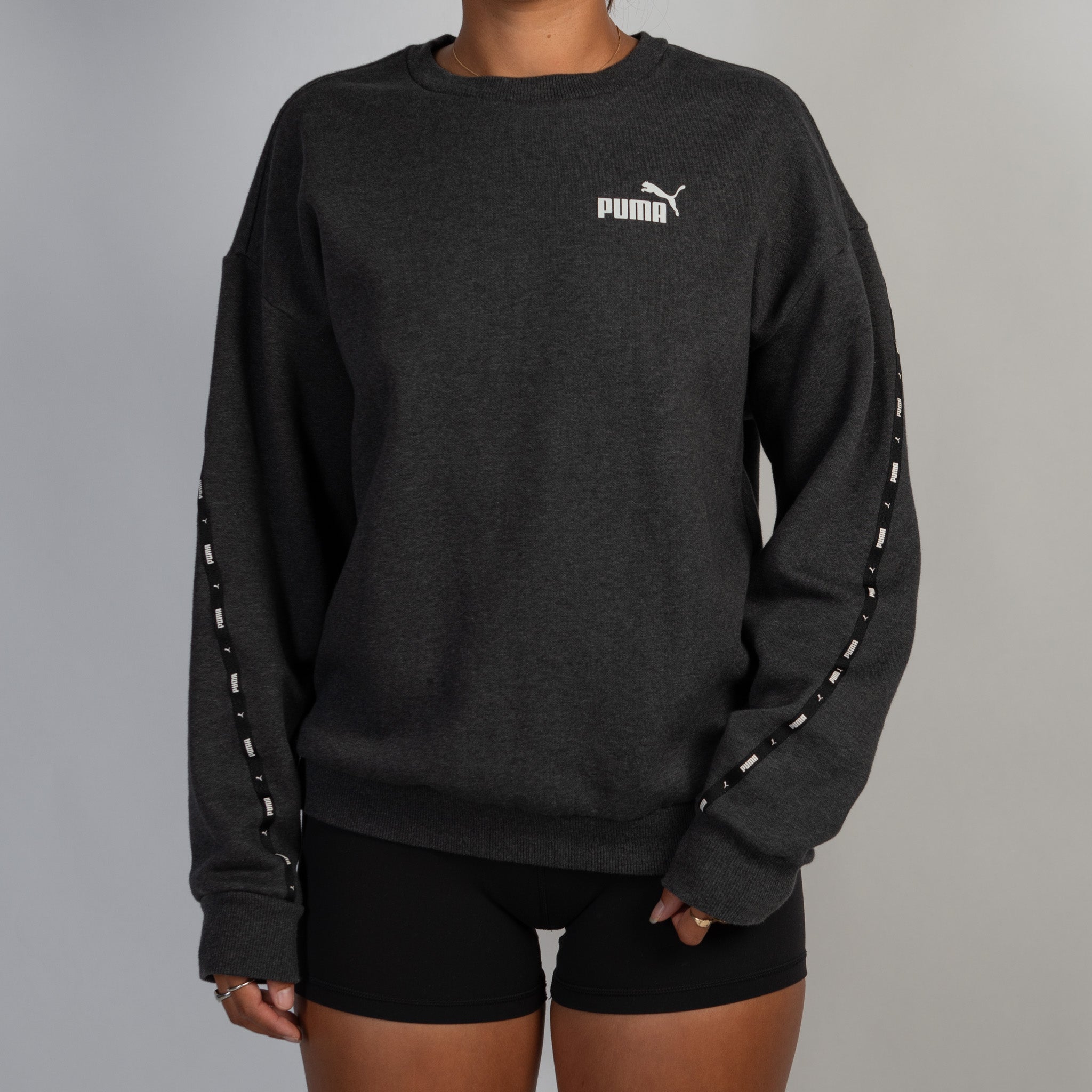 CHARCOAL FLEECE SWEATER