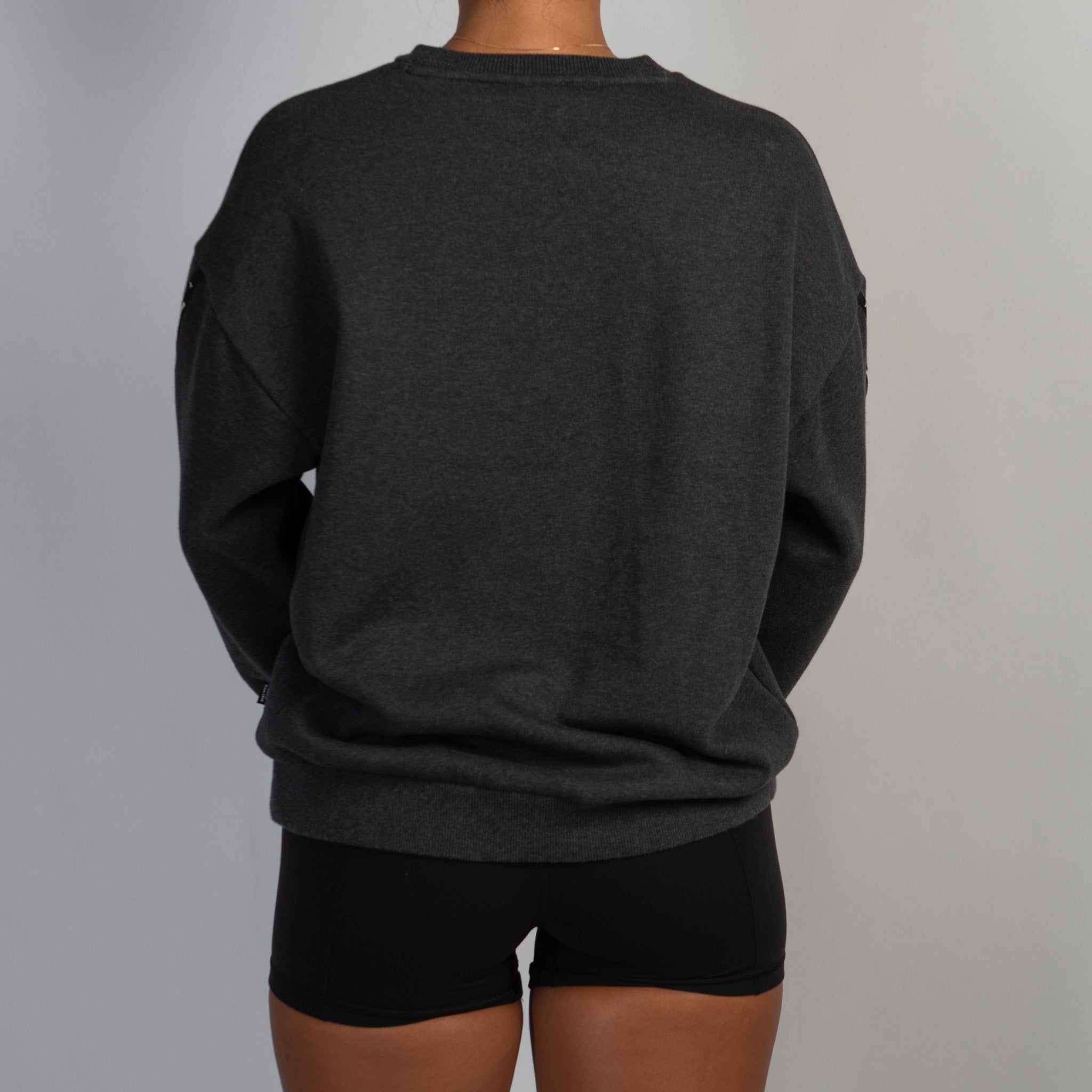 CHARCOAL FLEECE SWEATER