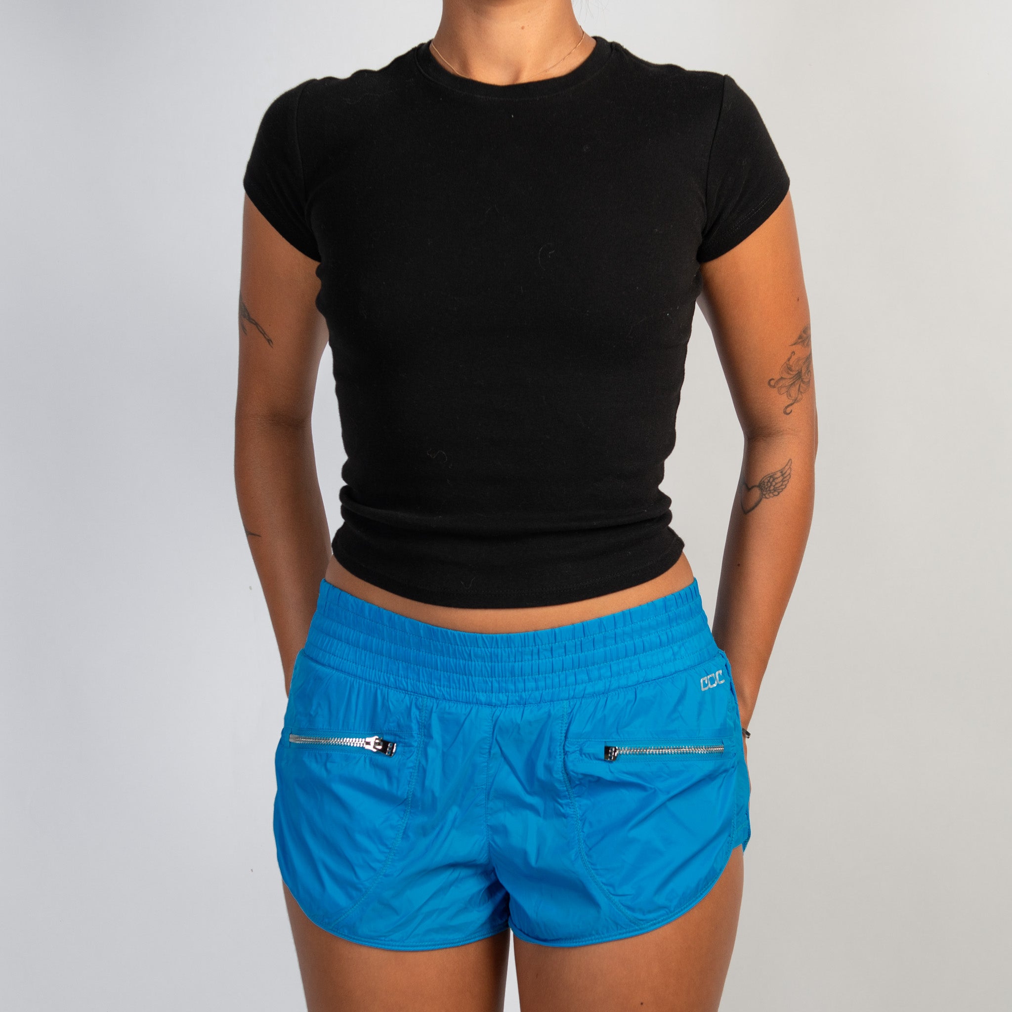 BLUE SPRAY SHORTS