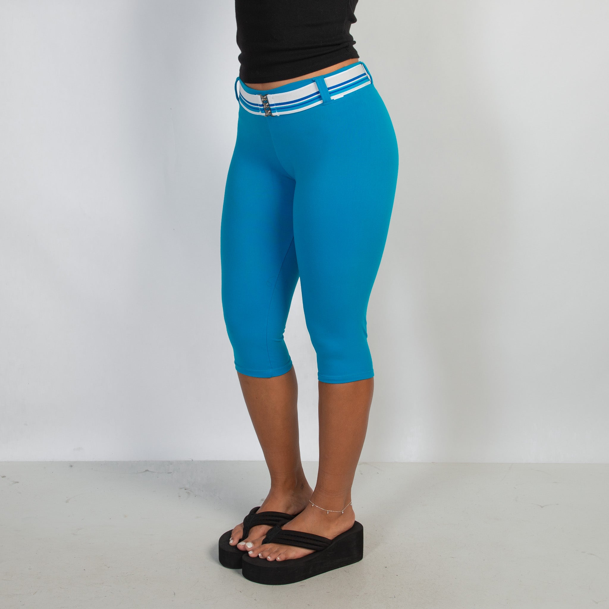 BLUE CAPRI TIGHTS