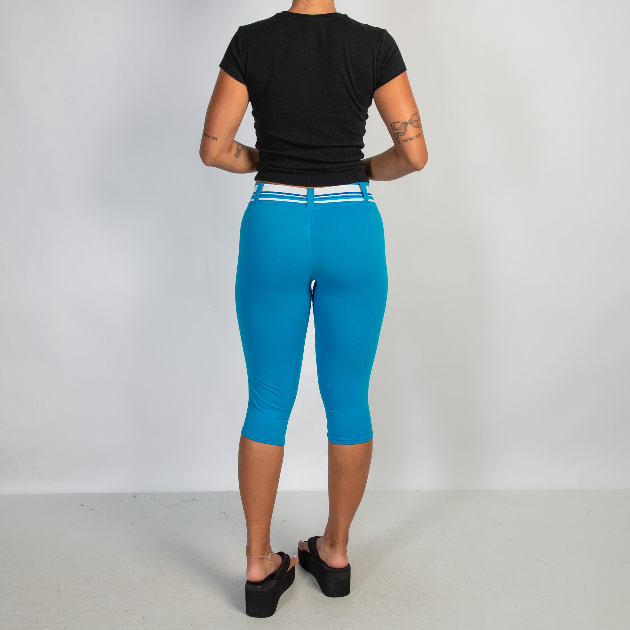 BLUE CAPRI TIGHTS