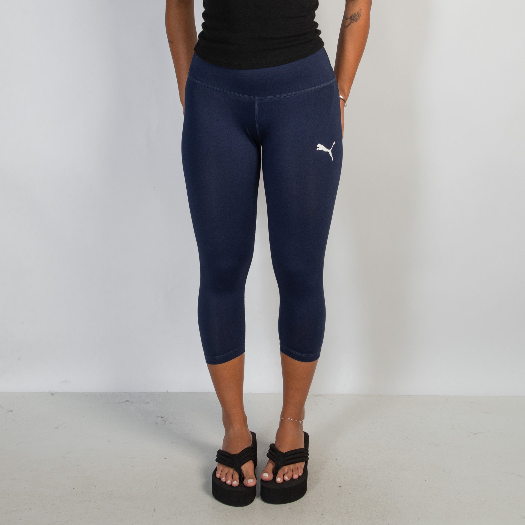 NAVY CAPRI TIGHTS
