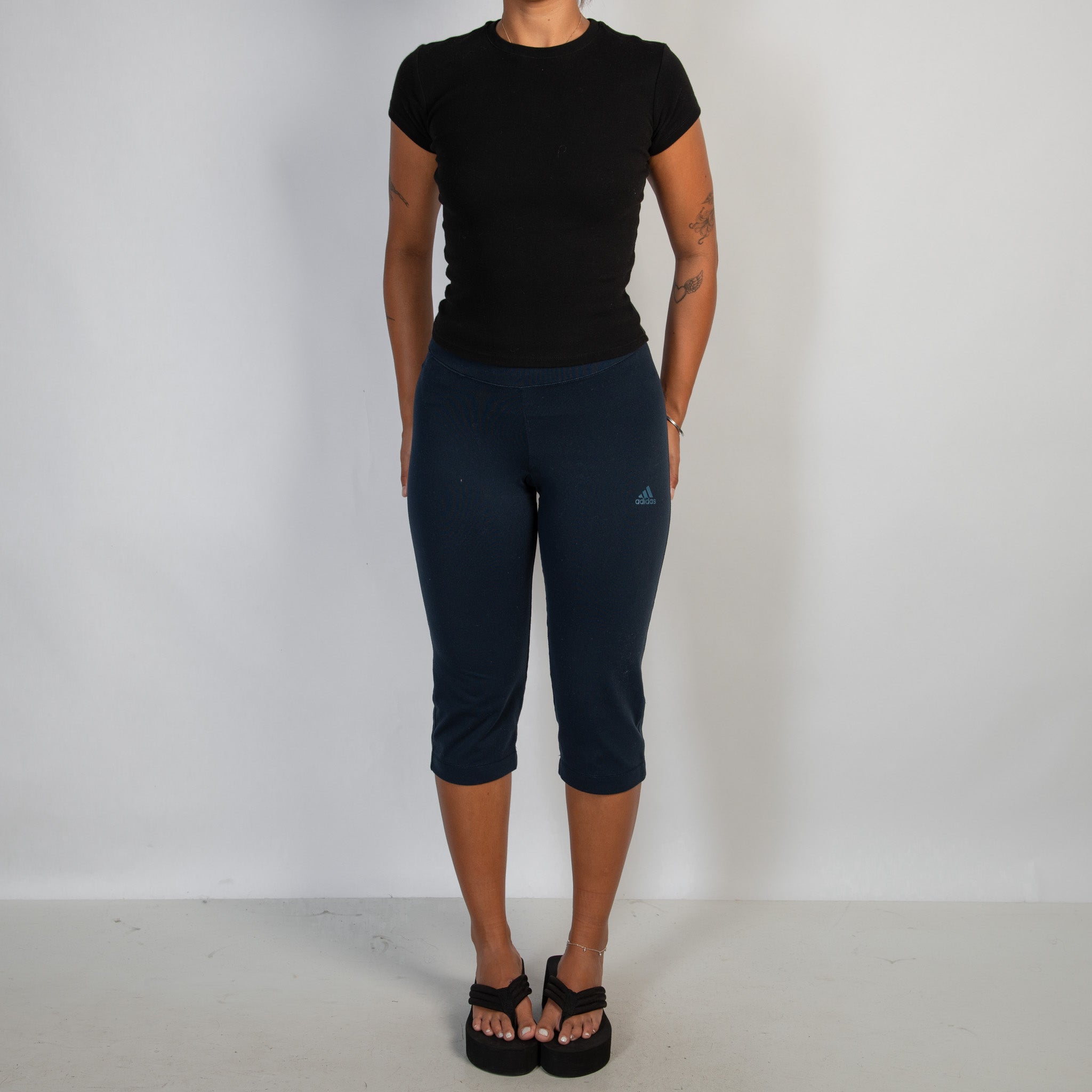 NAVY CAPRI TIGHTS