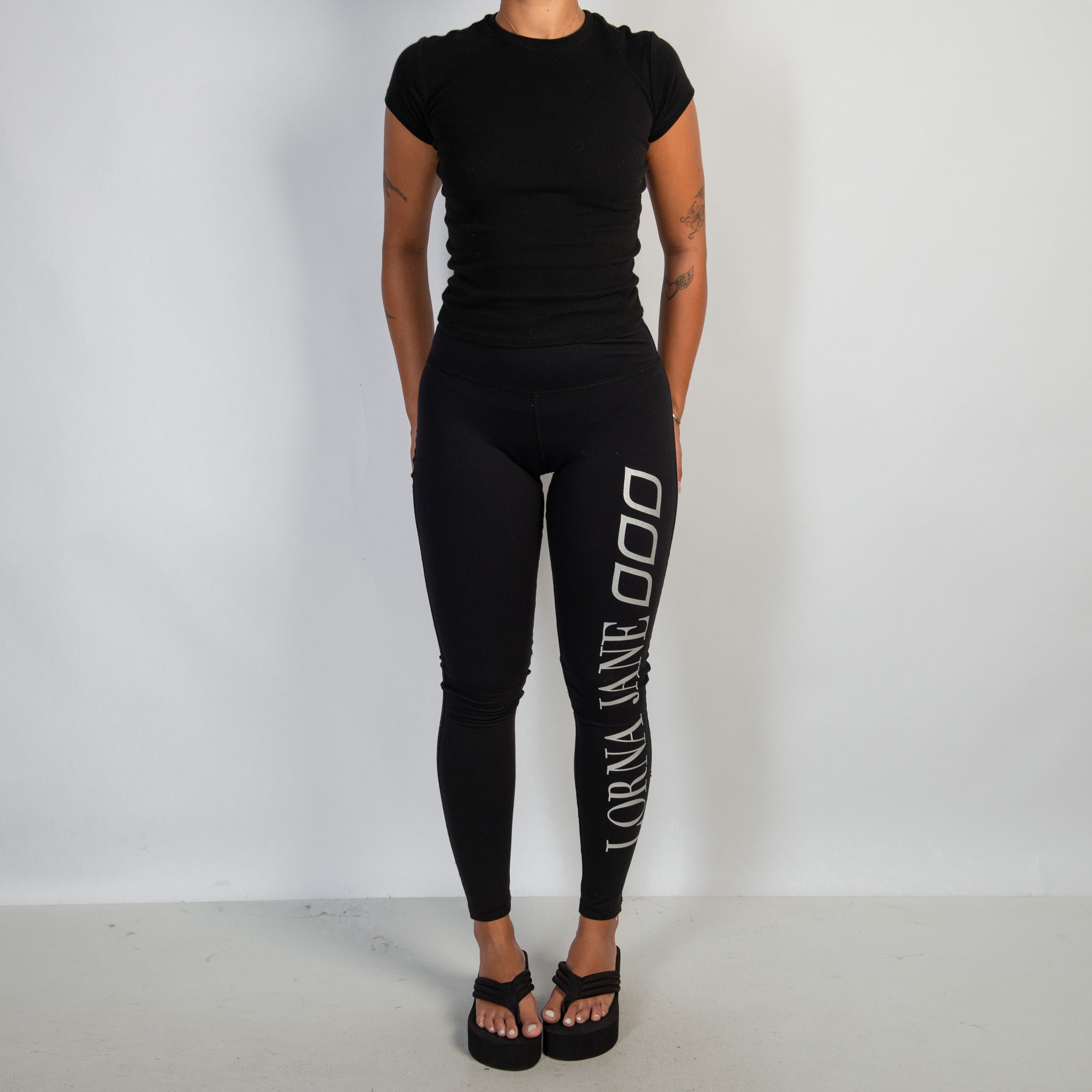 BLACK FULL LENGTH TIGHTS