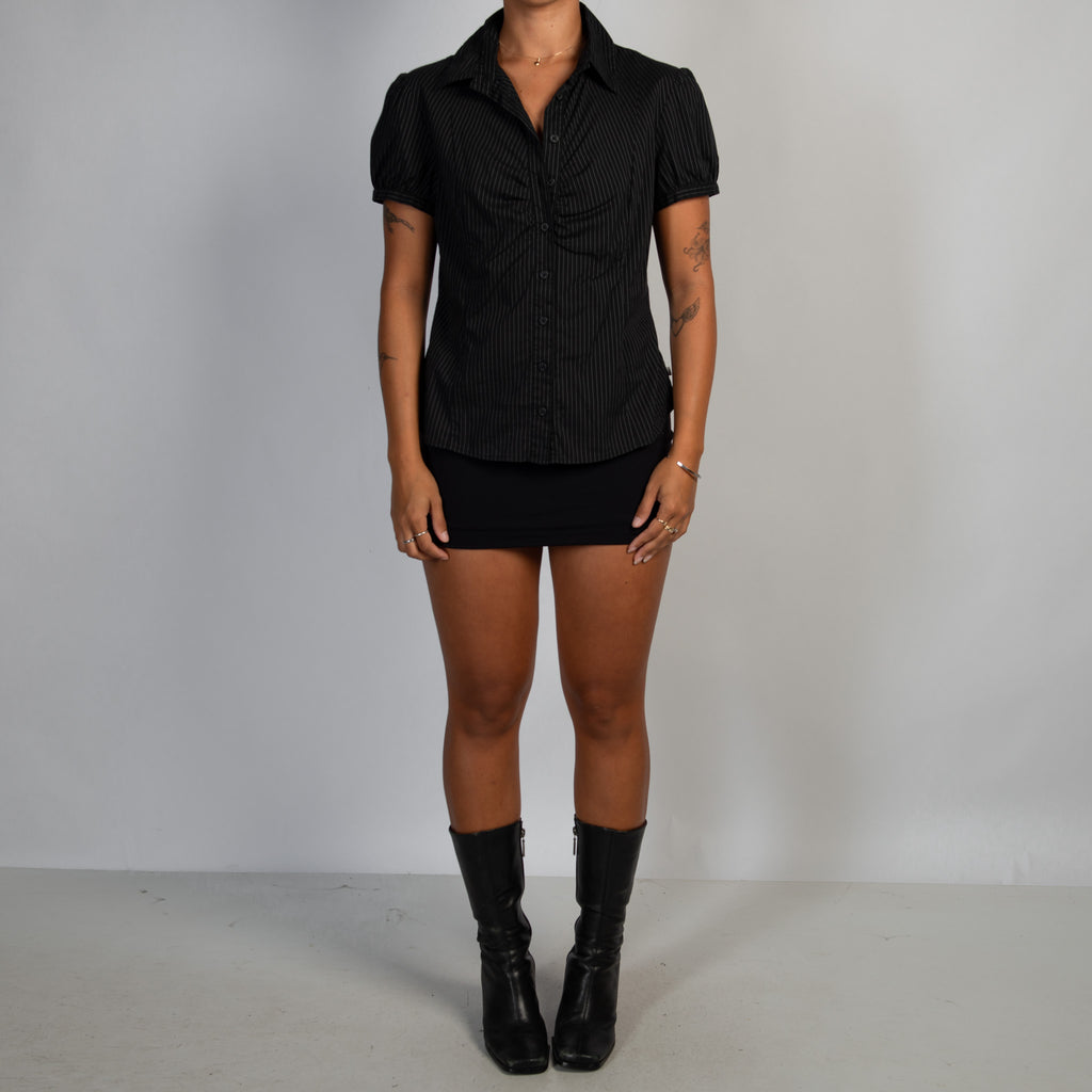BLACK STRIPE BLOUSE
