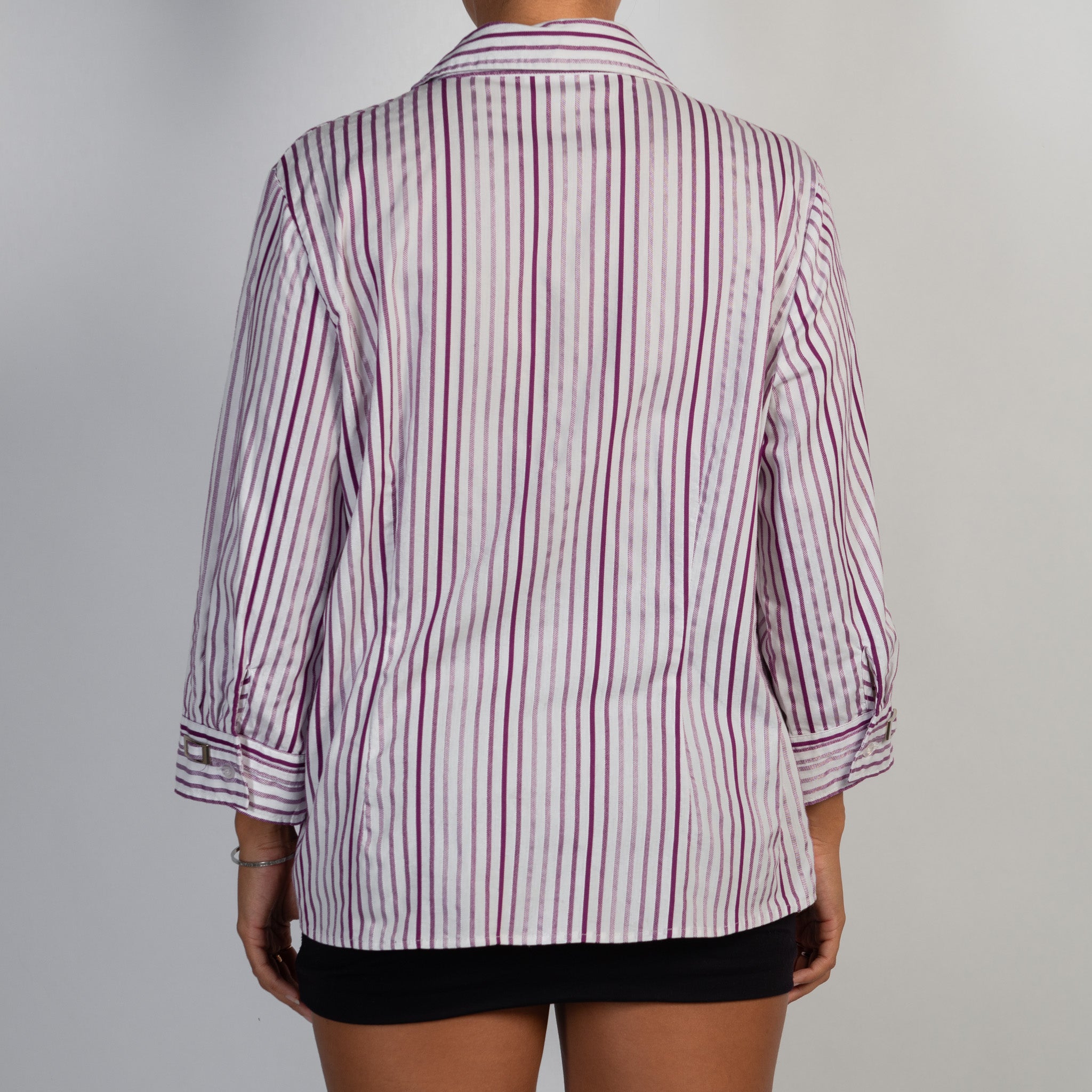 PURPLE STRIPE BLOUSE