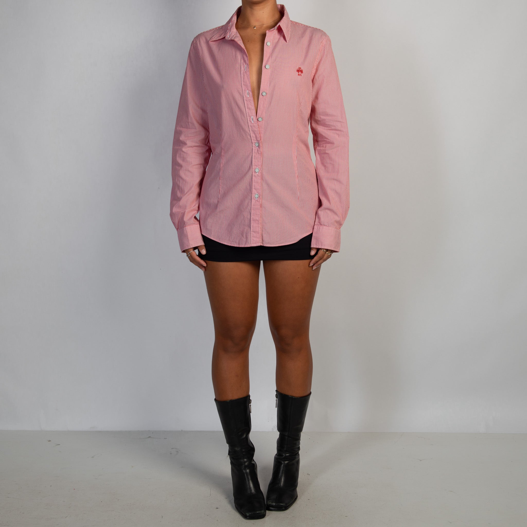RED STRIPE BLOUSE
