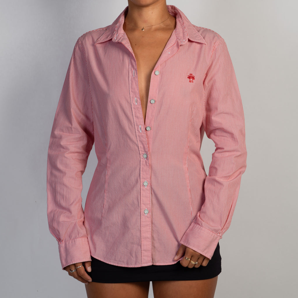 RED STRIPE BLOUSE