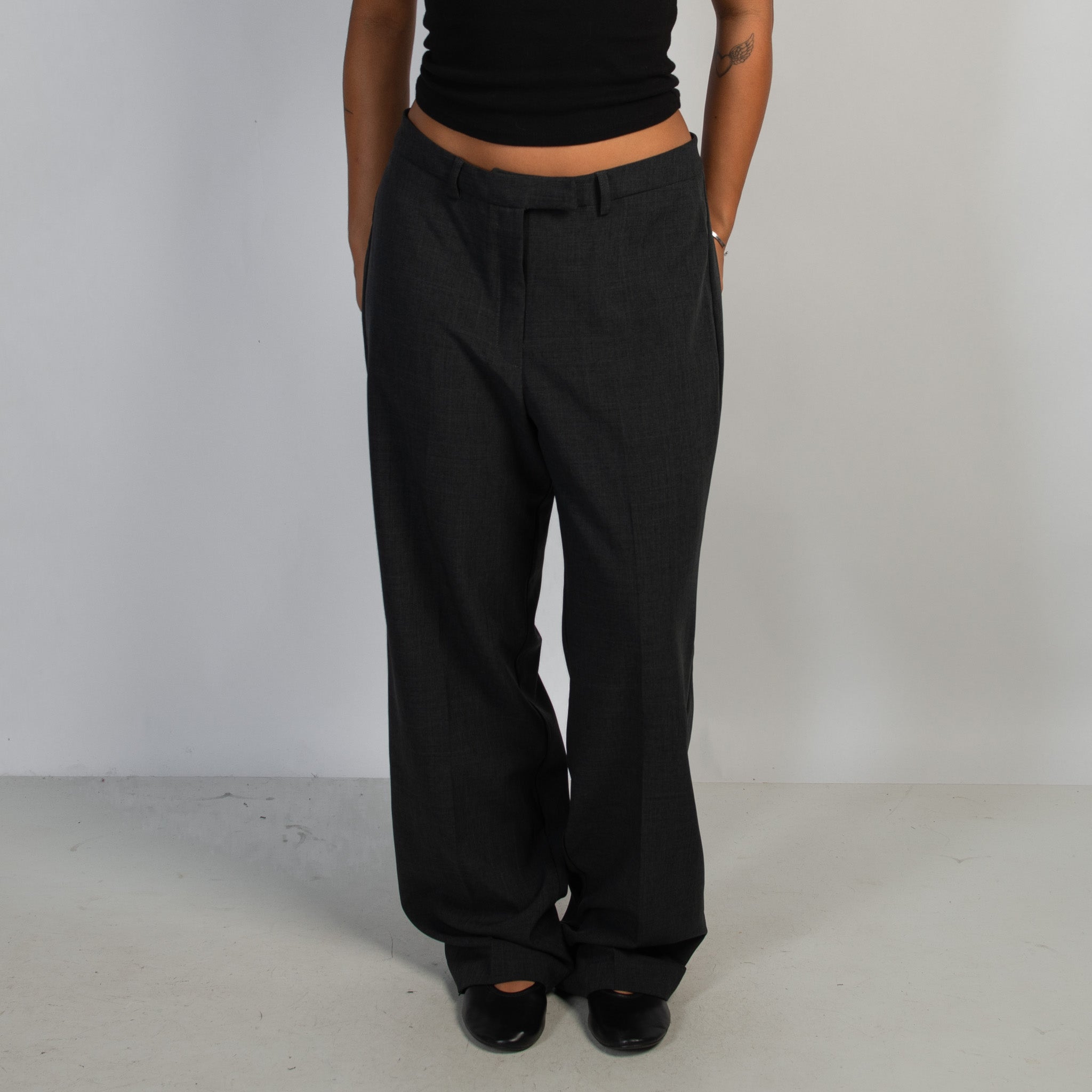 CHARCOAL TROUSERS