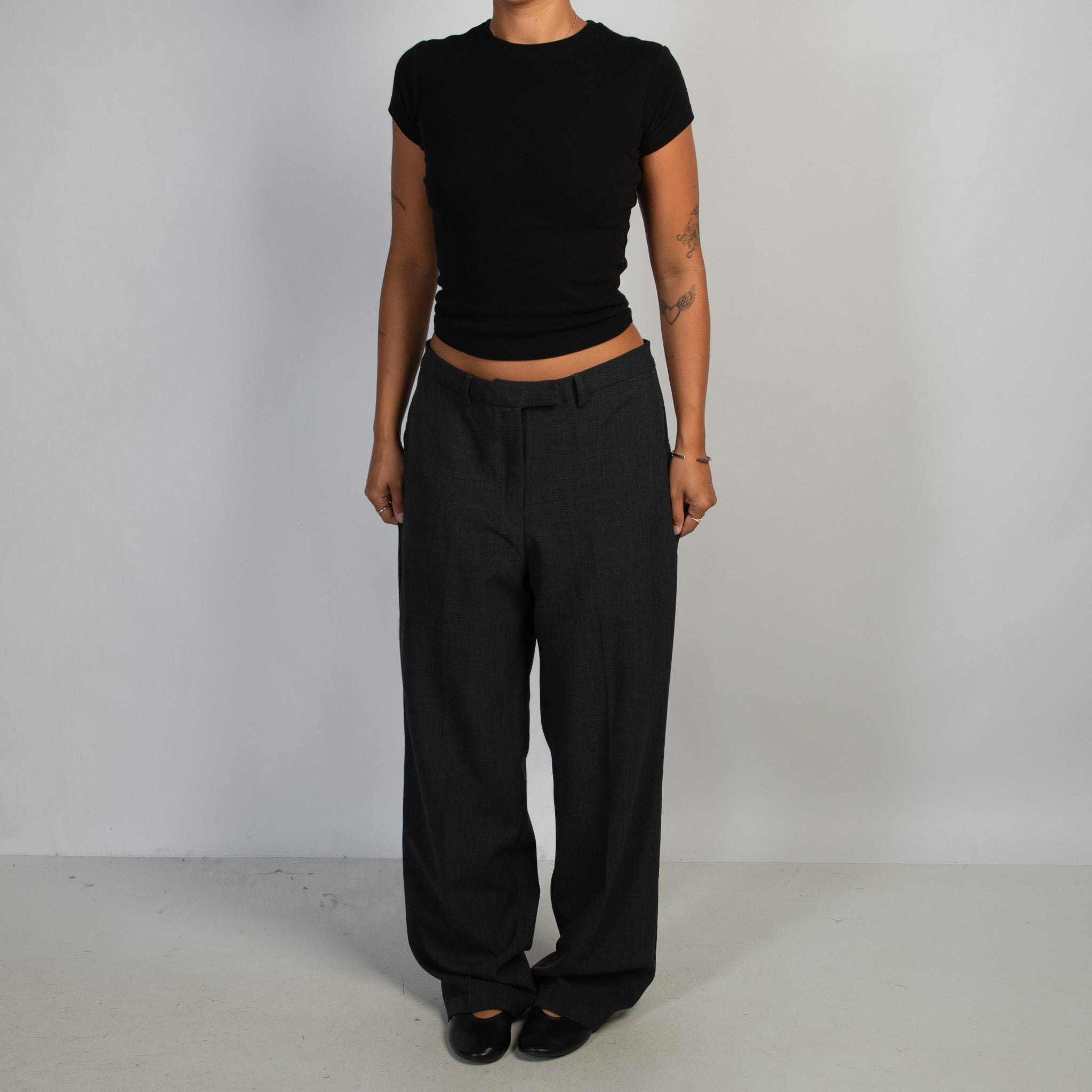 CHARCOAL TROUSERS