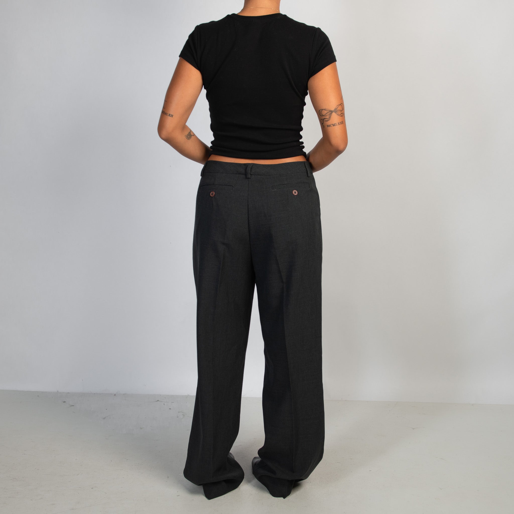 CHARCOAL TROUSERS