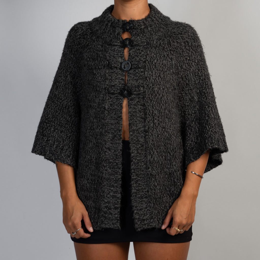 GREY MARLE CARDIGAN