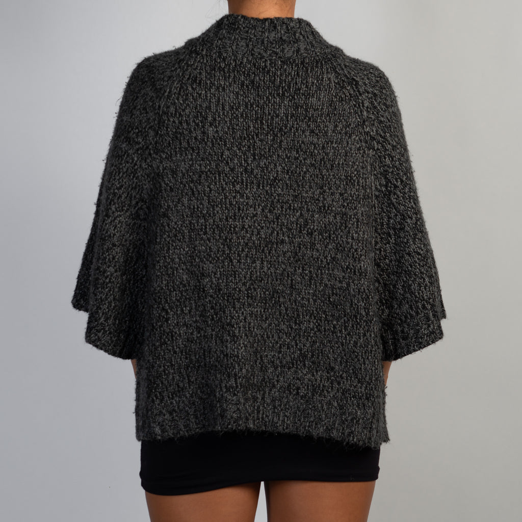 GREY MARLE CARDIGAN