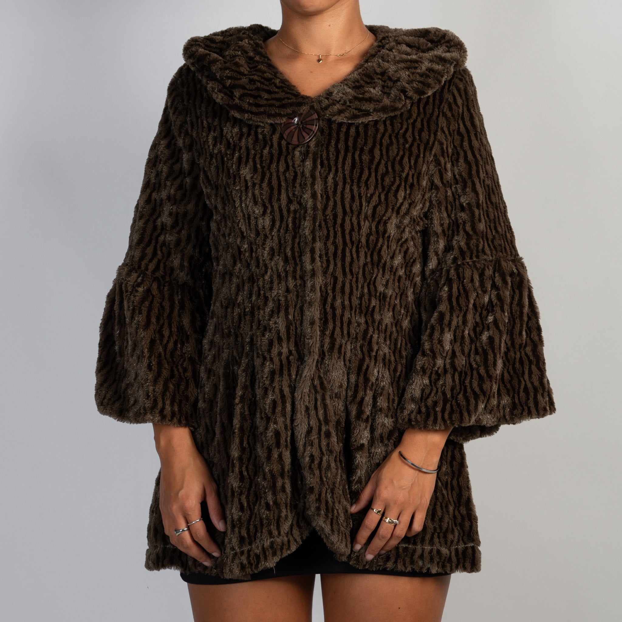 BROWN WOOL JACKET