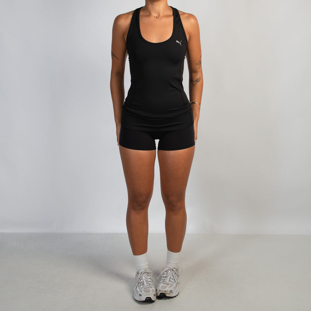 BLACK ACTIVE TANK TOP