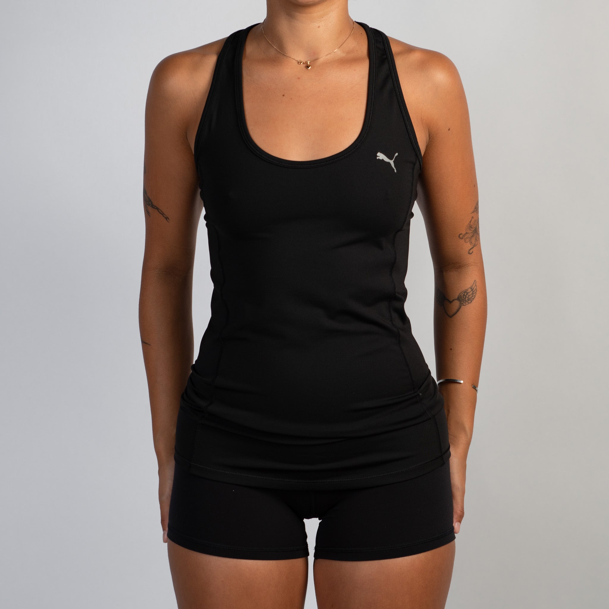 BLACK ACTIVE TANK TOP
