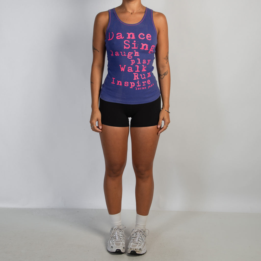 PURPLE COTTON TANK TOP