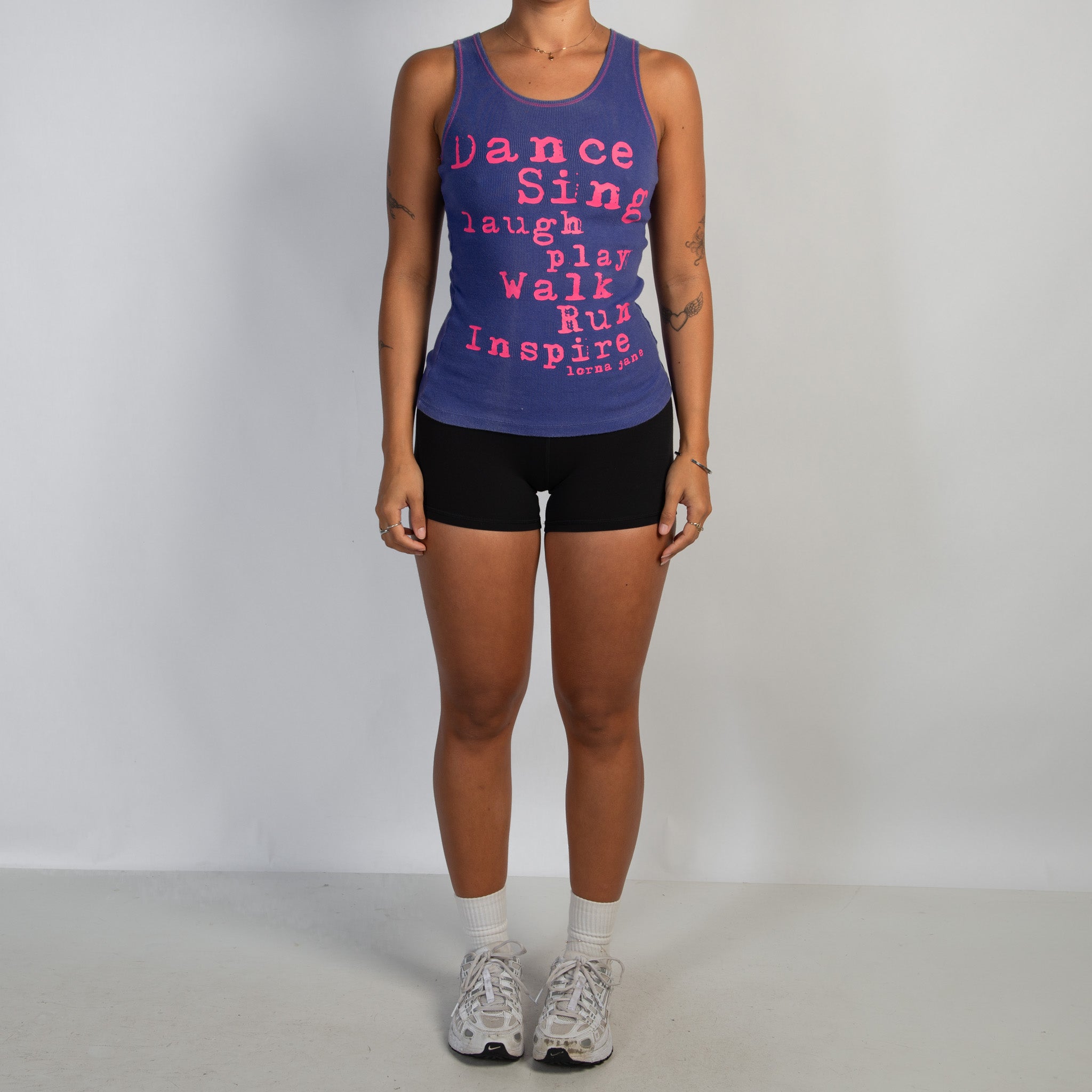 PURPLE COTTON TANK TOP