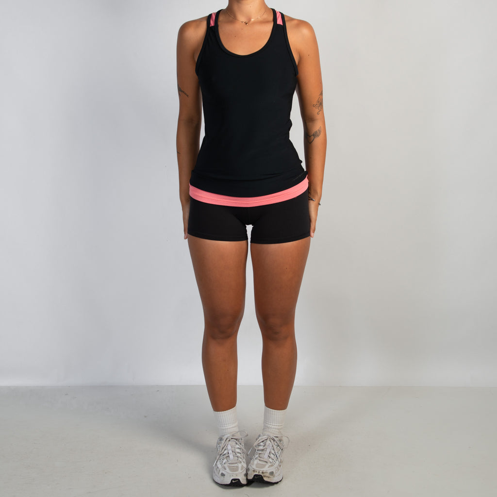 BLACK ACTIVE TANK TOP