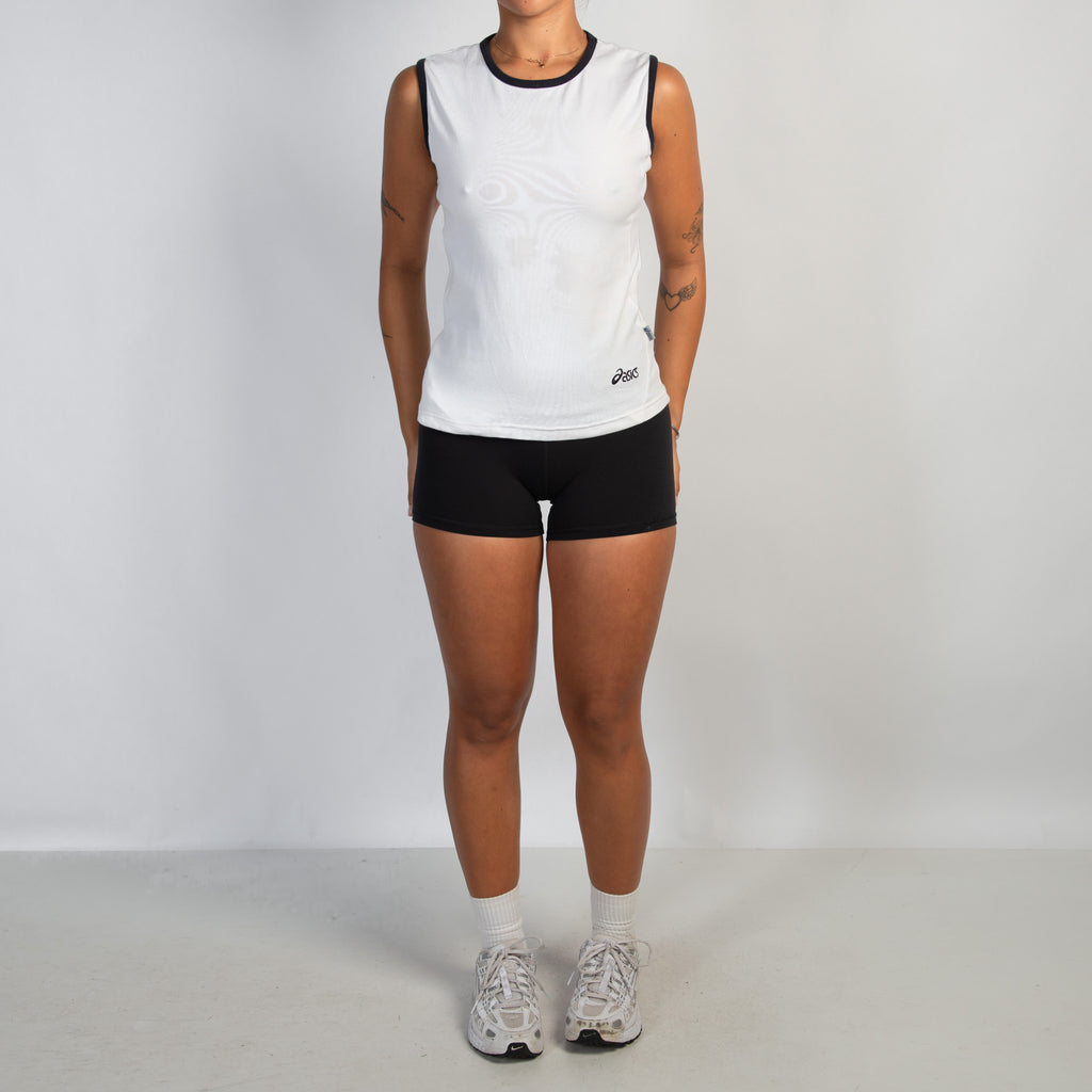 WHITE RINGER TANK TOP