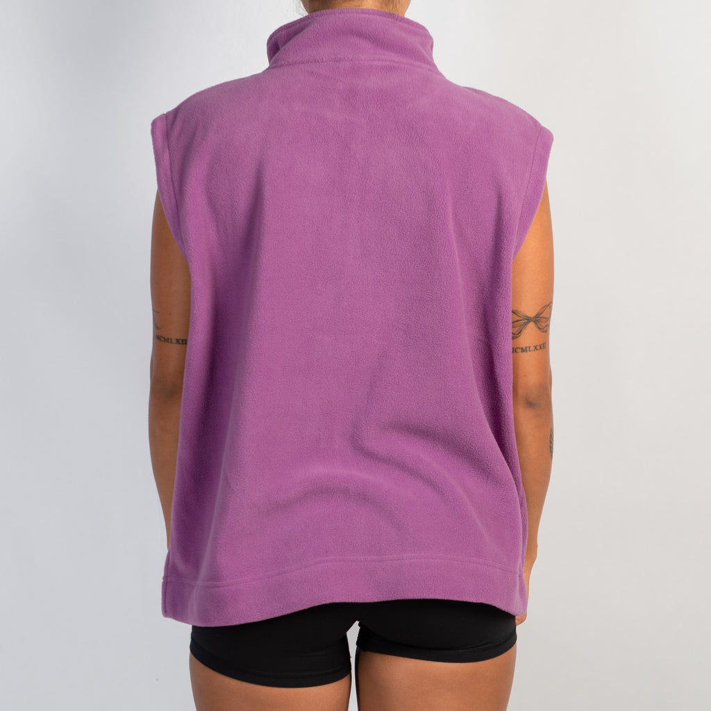 PURPLE FLEECE GILET