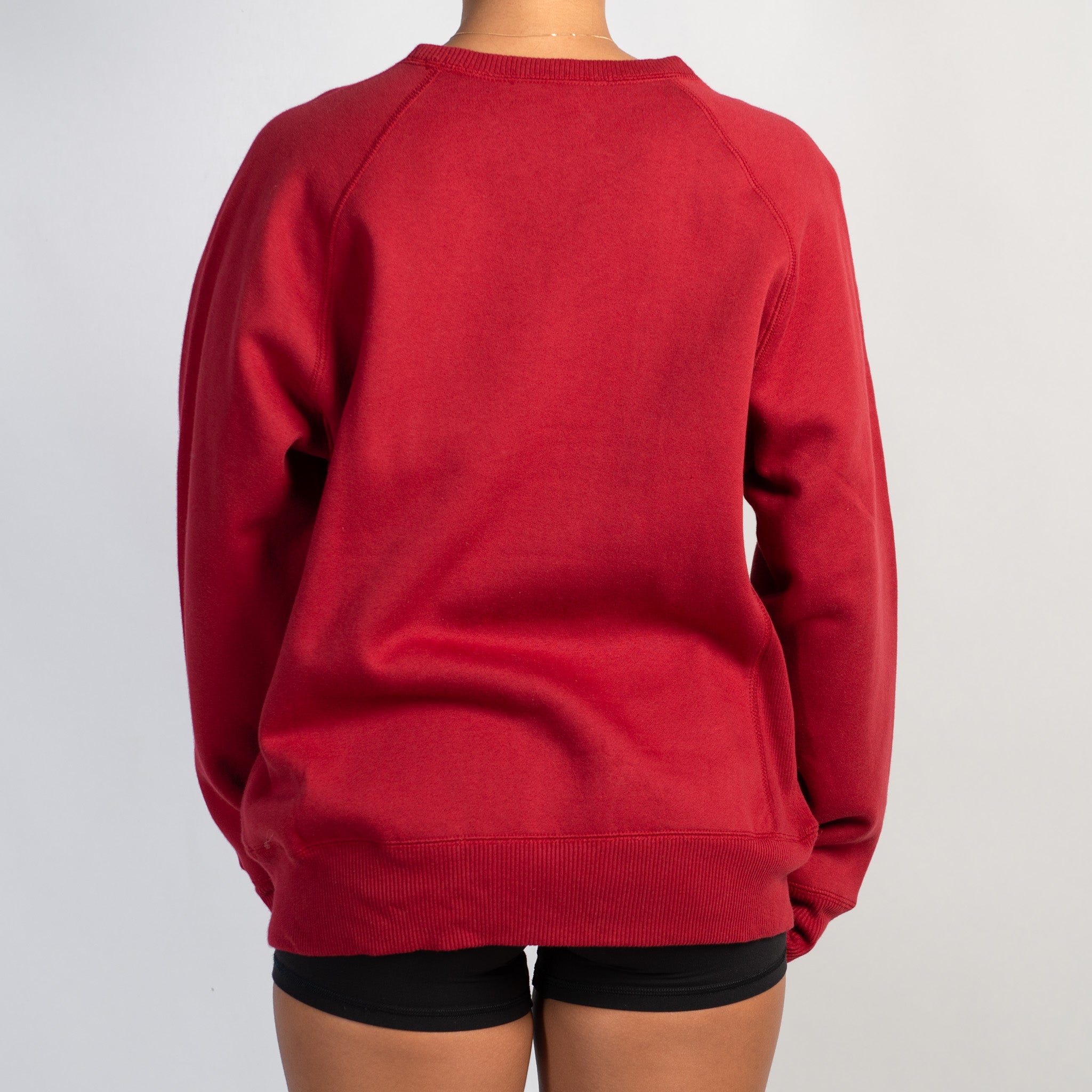 RED FLEECE SWEATSHIRT