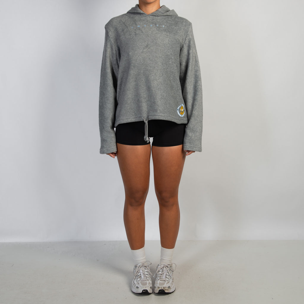 GREY FLEECE HOODIE
