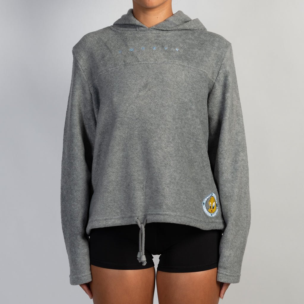 GREY FLEECE HOODIE