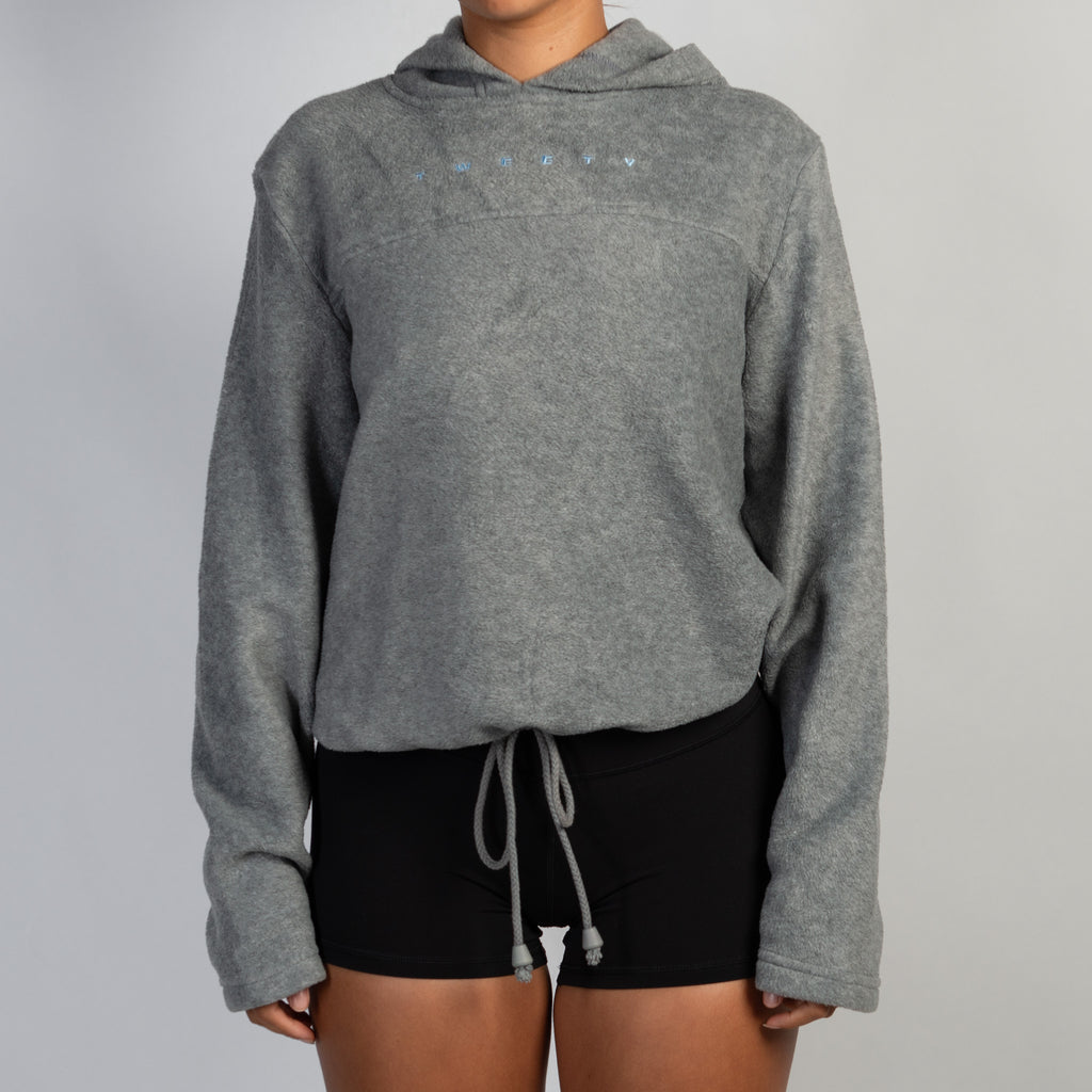 GREY FLEECE HOODIE