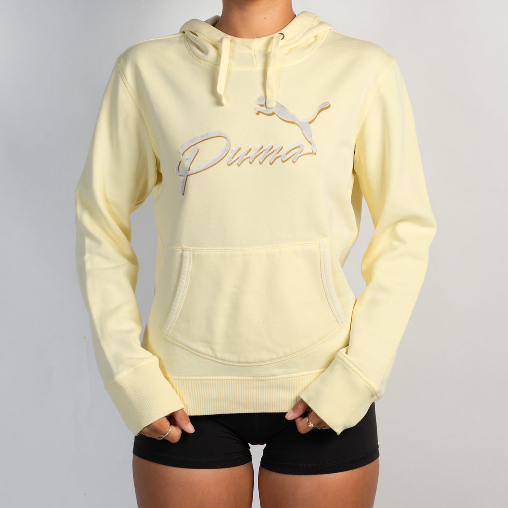 YELLOW FLEECE HOODIE