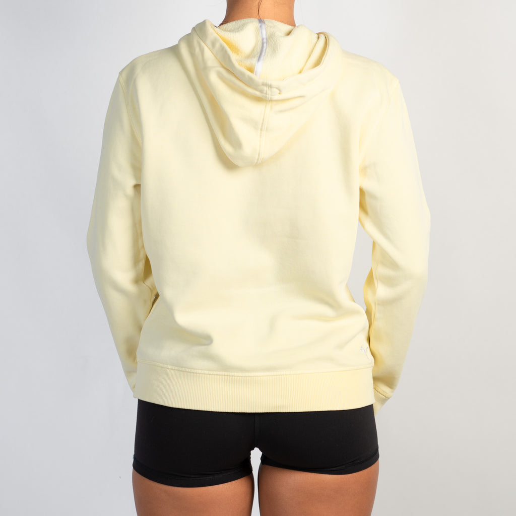 YELLOW FLEECE HOODIE