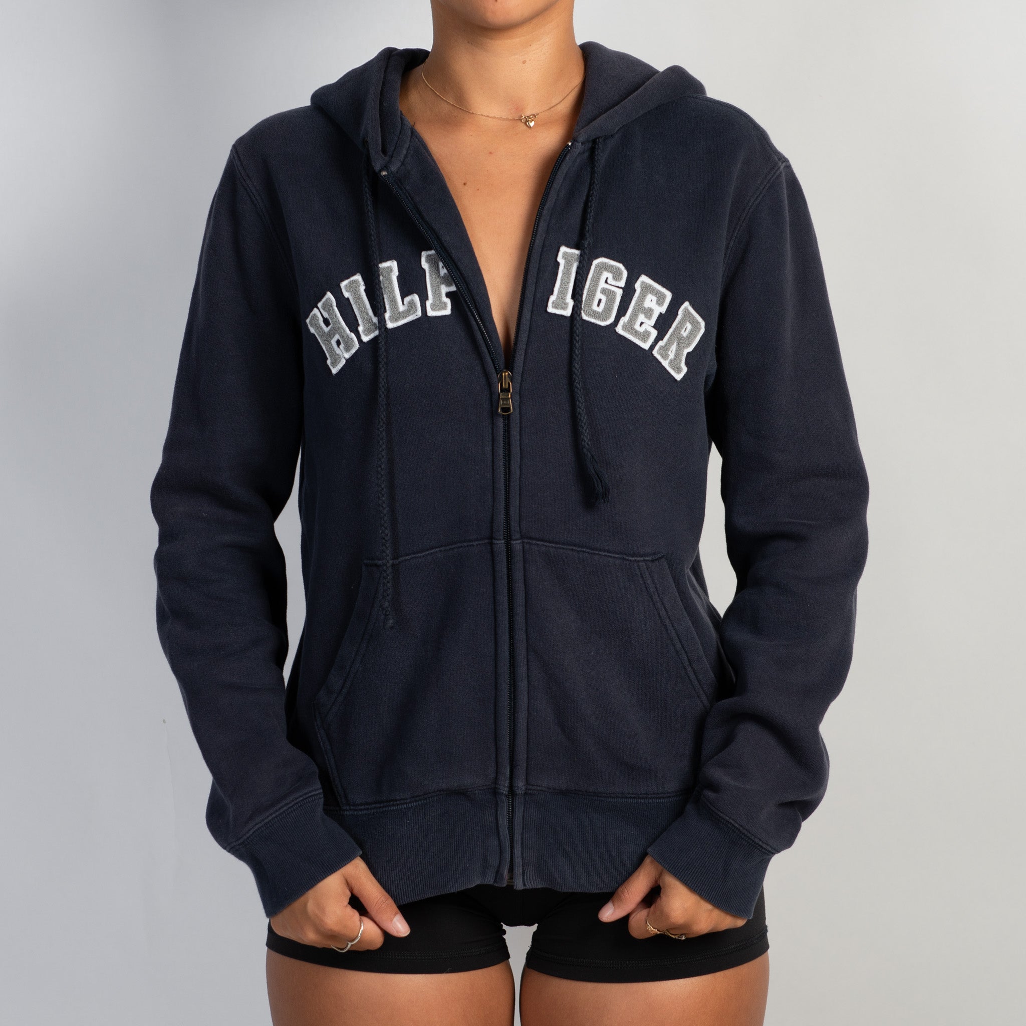NAVY FLEECE JACKET
