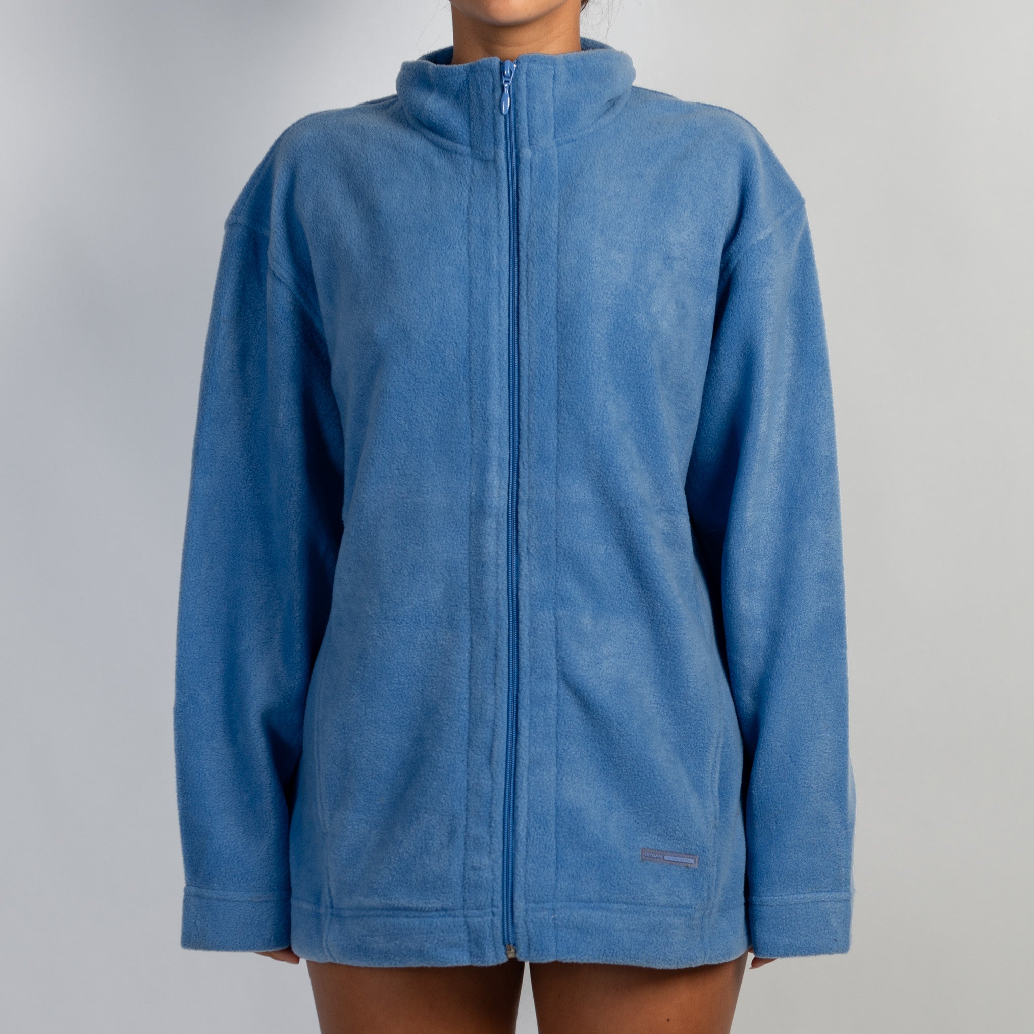 BLUE FLEECE ZIP JACKET